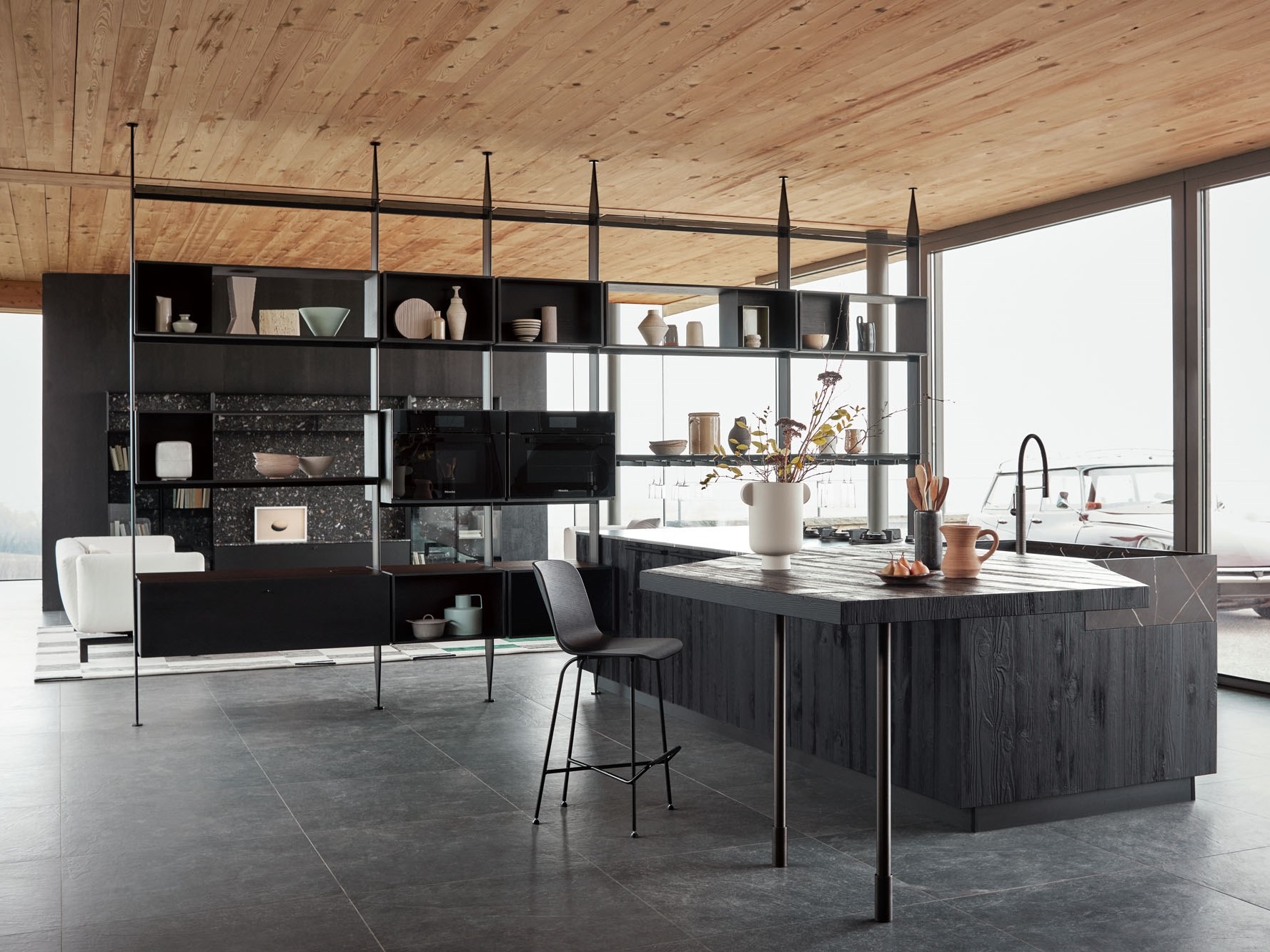 Cucina componibile con isola