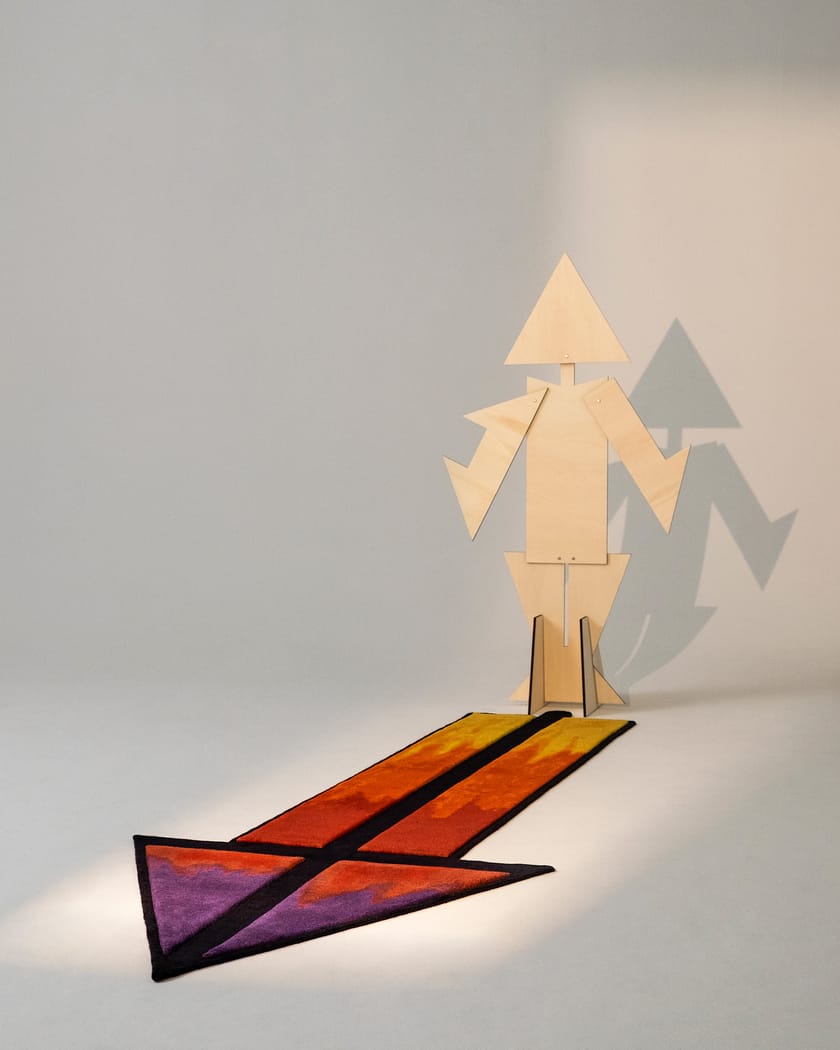 LIKE A PRAYER by cc-tapis - Tappeto fatto a mano a motivi geometrici - 2