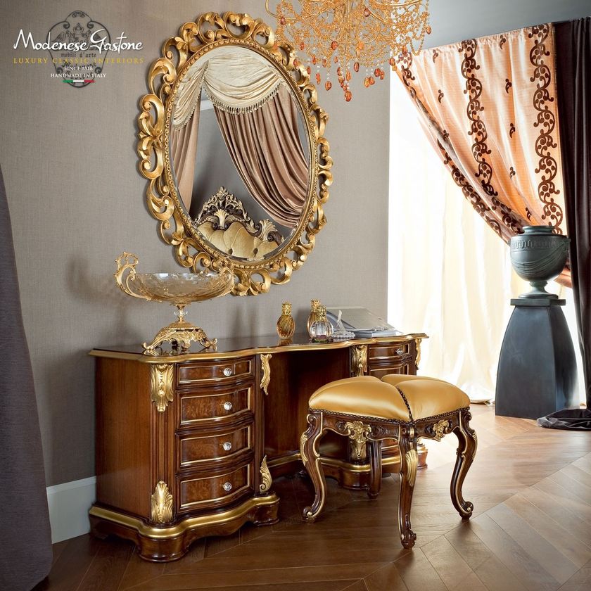 13207 Wooden dressing table By Modenese Luxury Interiors