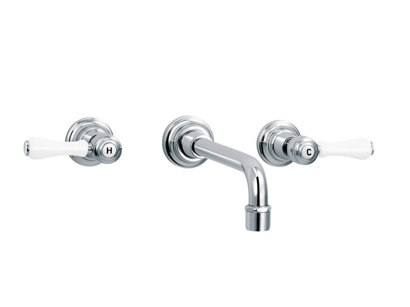 PARLOS Wasserfall-Wasserhahn Für Waschbecken – Gebürstetes Nickel, Einhandbedienung, Modern