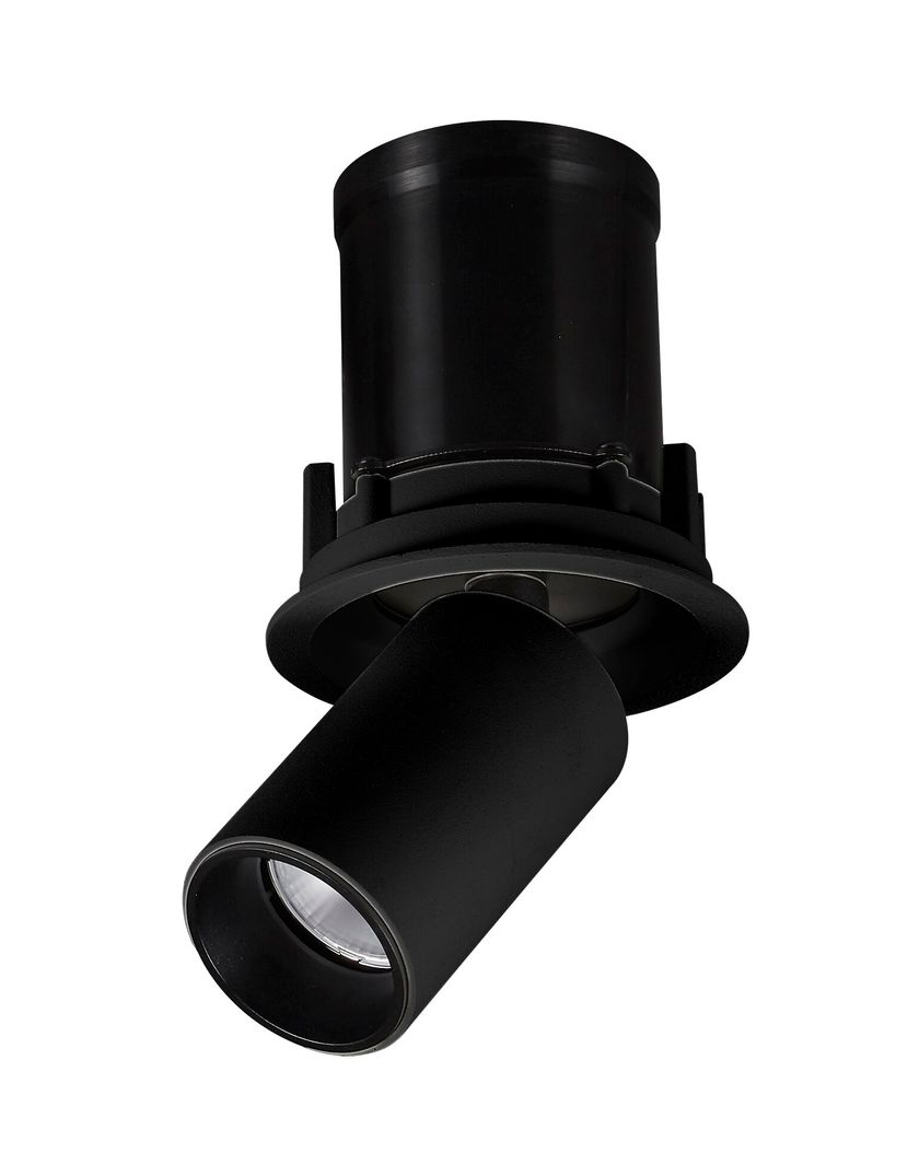 TELE-7 Foco LED ajustable empotrable de aluminio By 247LAB