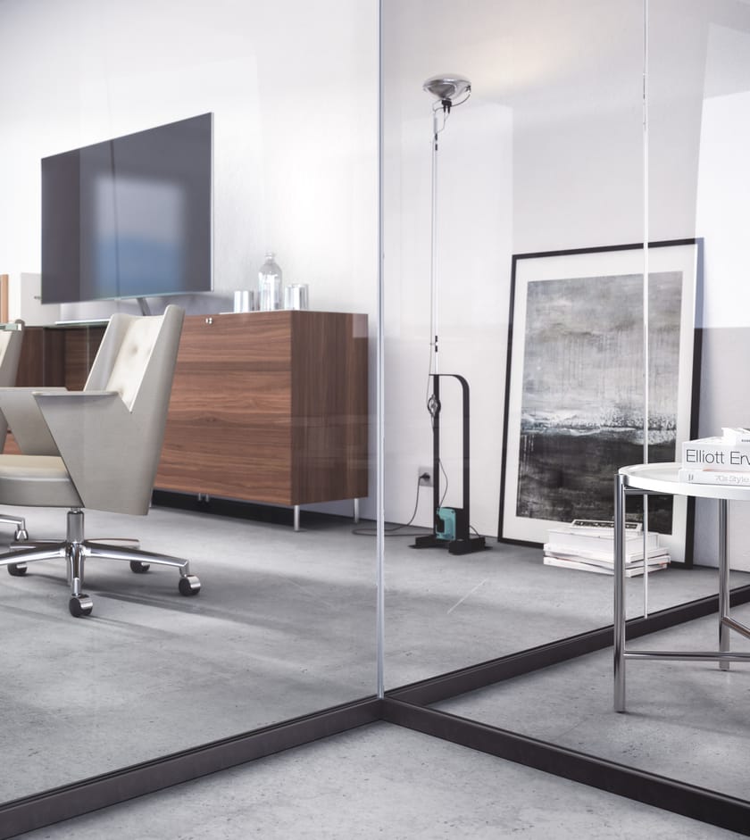 3-6-9 by ESTEL GROUP - Parete mobile in vetro temperato per ufficio - 13