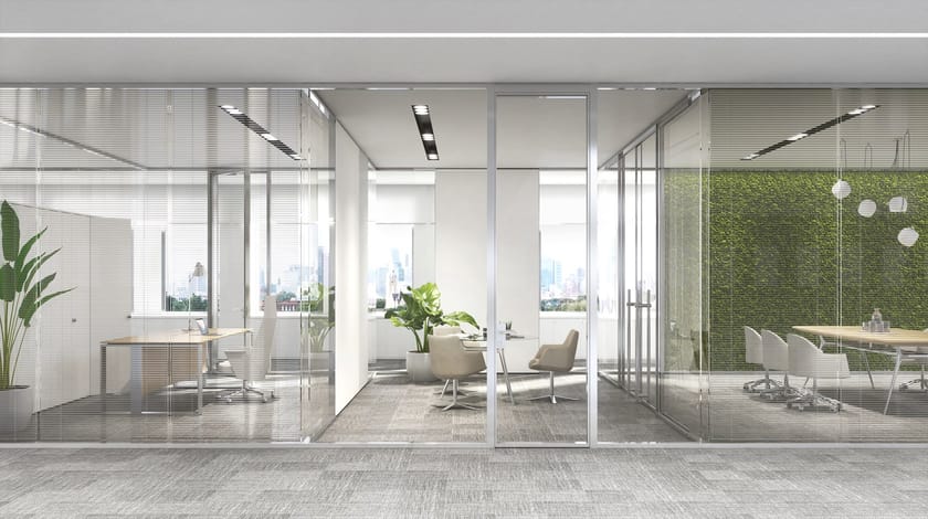 3-6-9 by ESTEL GROUP - Parete mobile in vetro temperato per ufficio - 21