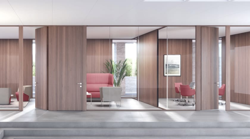 3-6-9 by ESTEL GROUP - Parete mobile in vetro temperato per ufficio - 5