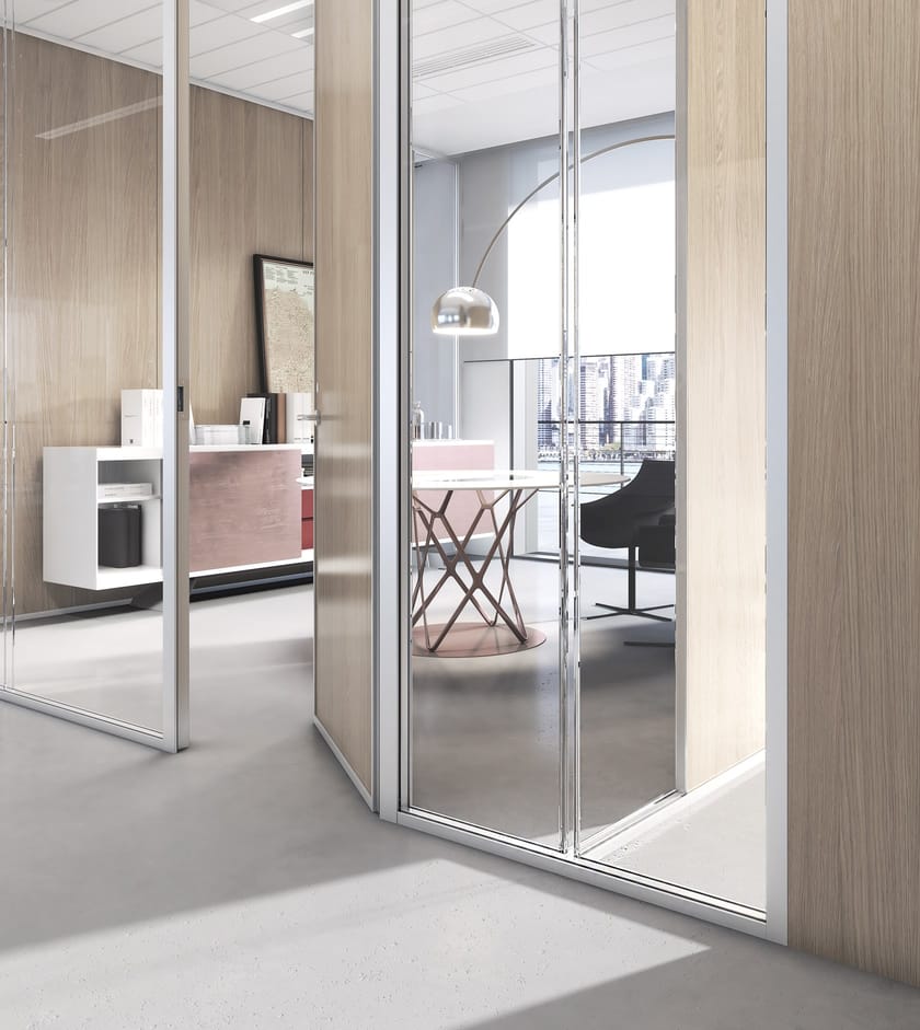 3-6-9 by ESTEL GROUP - Parete mobile in vetro temperato per ufficio - 15