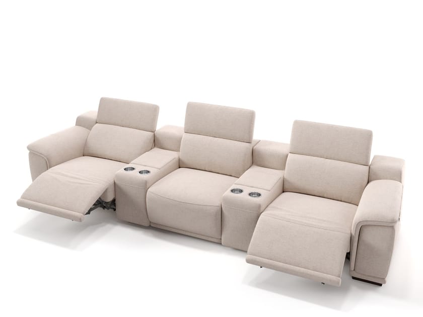 MONTEFINO KINO Sofá 3 lugares de tecido By Sofanella