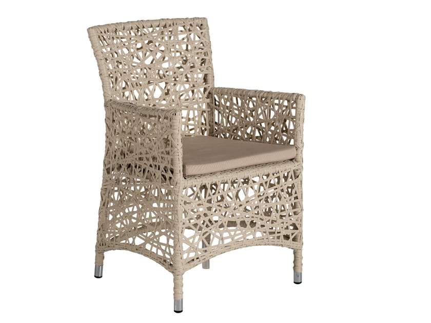 Garden chair with armrests SMERALDO By XLINE