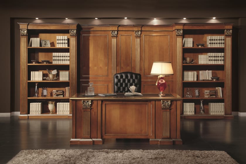 35TH ANNIVERSARY 2240 Swivel leather executive chair with 5spoke base