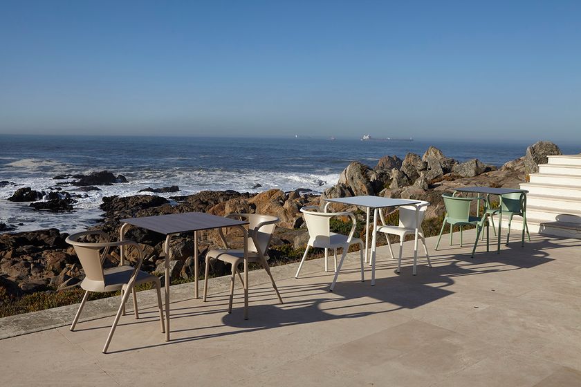 5028 | HPL table Stackable HPL garden table By Adico
