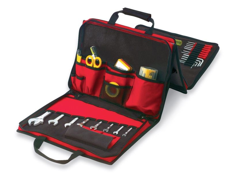 Borsa Portautensili Roll-Up EGARNGY - Organizzatore Con 3 Sacchetti Grandi E 14 Tasche Per Chiavi - Foto 12