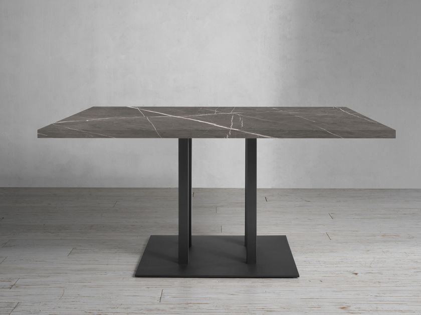 SLIM Q Steel table base By PF Stile