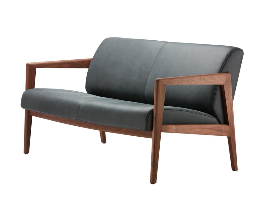862 F Leather small sofa 860 Collection By design Lydia Brodde