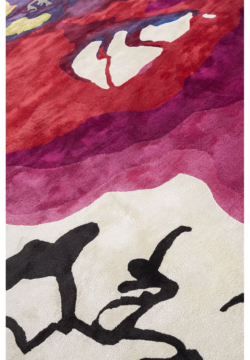 THE ROSE - WHITE Rug By Diacasan Edition | design Jean Paul Espinosa