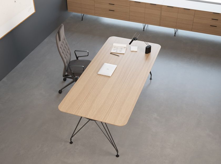 A1 DIRECTIONAL Rectangular laminate executive desk By BK Contract ...