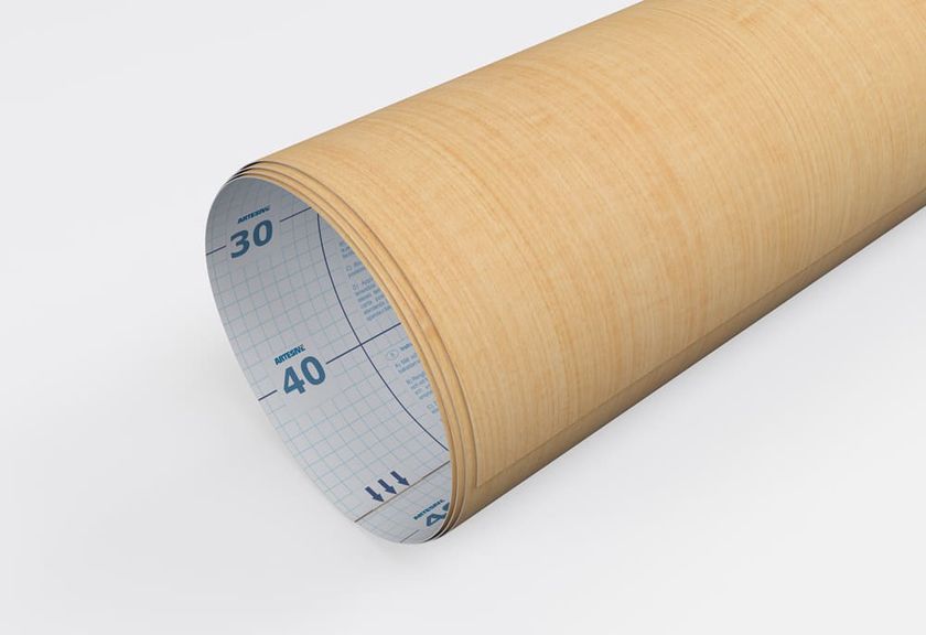 ARTESIVE TEC-017 Acciaio Satinato Opaco larg. 30 cm AL METRO LINEARE - Pellicola Adesiva in vinile effetto metallo per interni per rinnovare mobili, porte e oggetti di casa