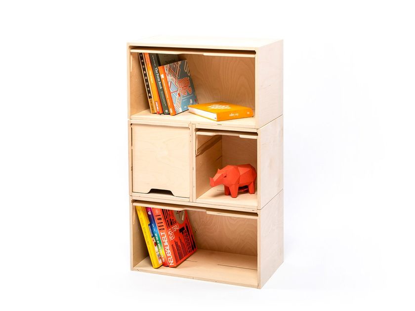 ADAKTO Freestanding modular bookcase By Esposit