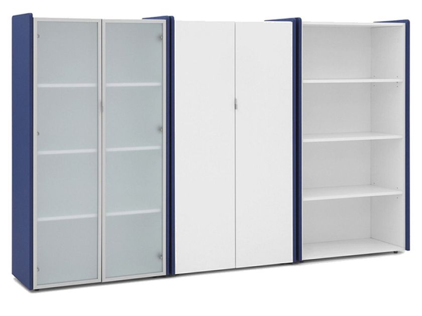 BRIDGE Modular office storage unit with hinged doors By ADDO Furniture