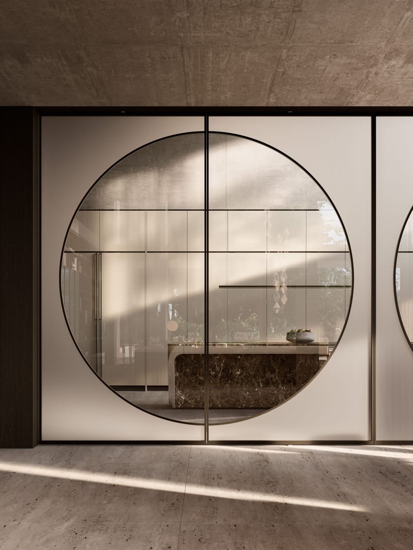 ARCHI by ADL - Sistema di porte scorrevoli, rototraslanti o a bilico, in vetro e alluminio - 3