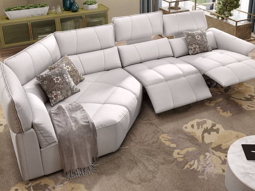 ADRIA Ecksofa aus Leder By Sofanella