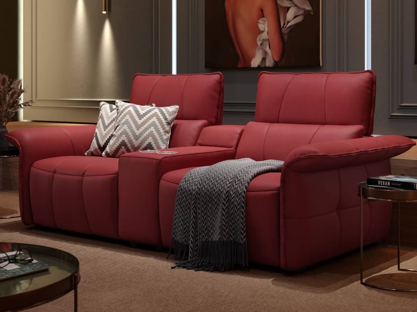 ADRIA KINO Divano reclinabile in pelle a 2 posti By Sofanella