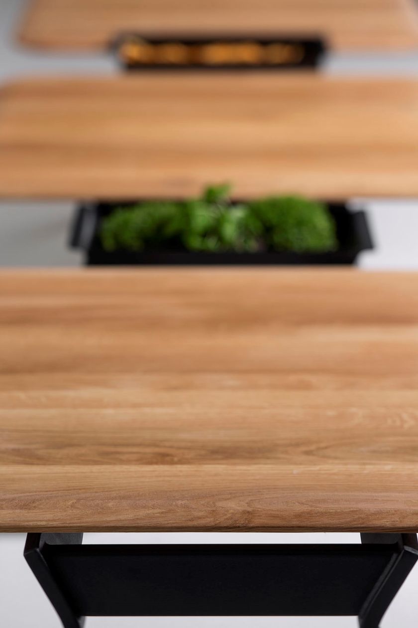 Banquette en bois ALA By Nunc design Studio Ru:t