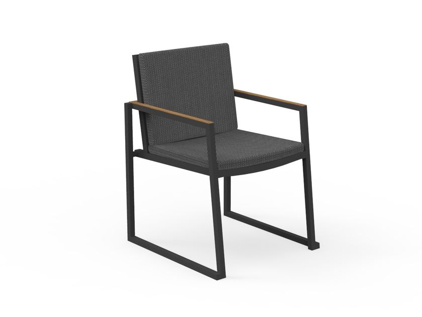 ALABAMA ALU Garden chair with armrests By Talenti | design Marco Acerbis