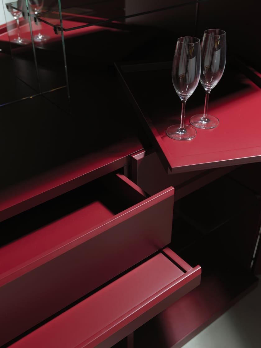 ALFIERI Bar with integrated lighting By ALBEDO design Carlo Cumini