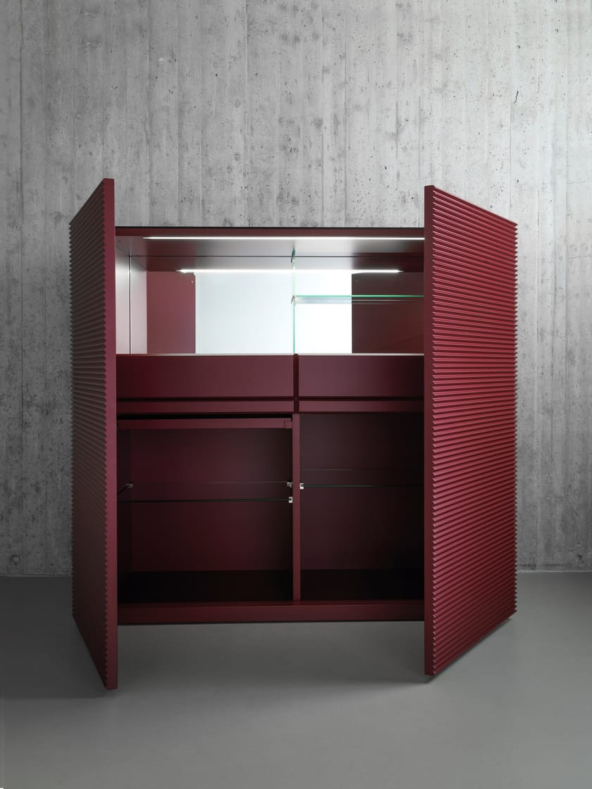 ALFIERI Bar with integrated lighting By ALBEDO design Carlo Cumini