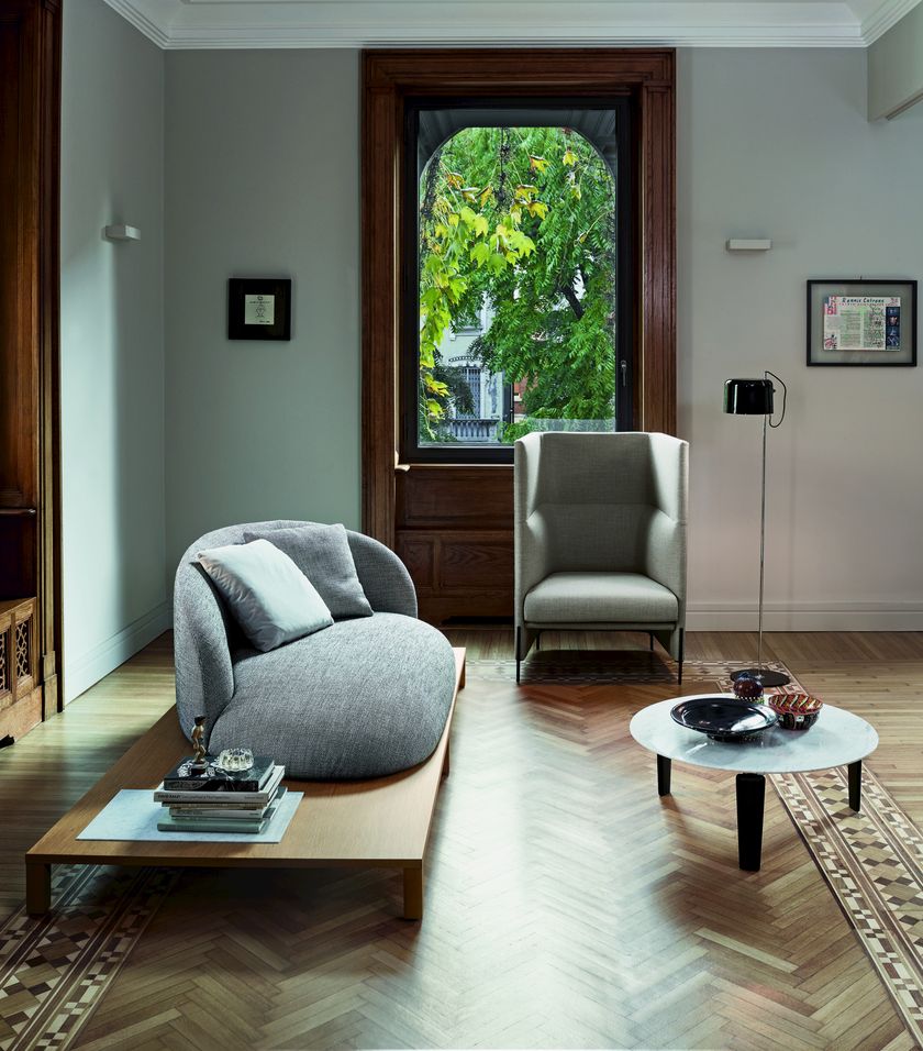 ALGON | High-back armchair Algon Collection By arflex design Luca Nichetto