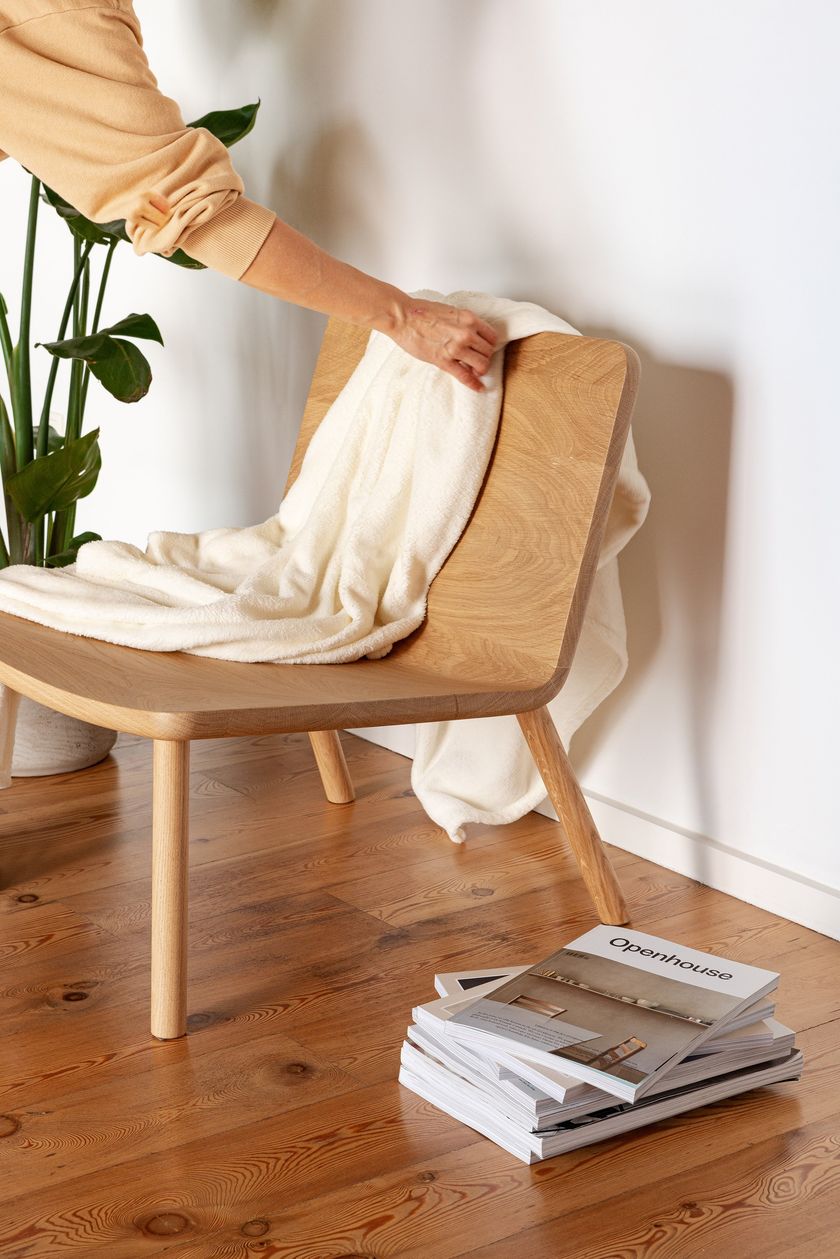 ALLAY Oak easy chair By MOR DESIGN | design Daniel Schofield
