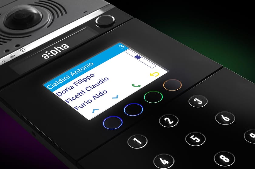 ALPHA by Urmet - Pulsantiera videocitofonica - 9