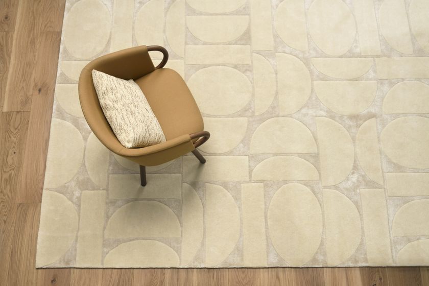 Rectangular wool rug with geometric shapes ALTA Borealis Collection By ...