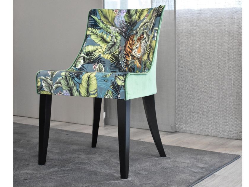 Sedia imbottita in tessuto AMY By ART CASA