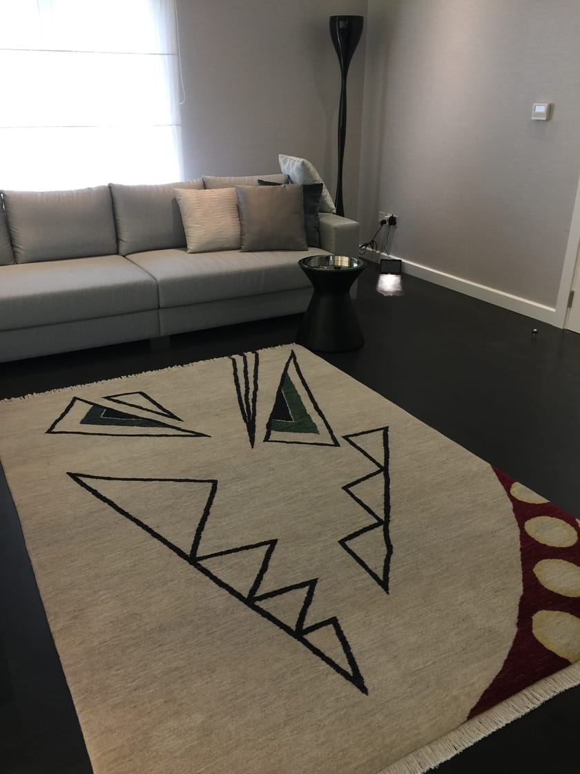 Hand-knotted Afghan wool rug ANGRY By Carpets CC by Cecilia Setterdahl