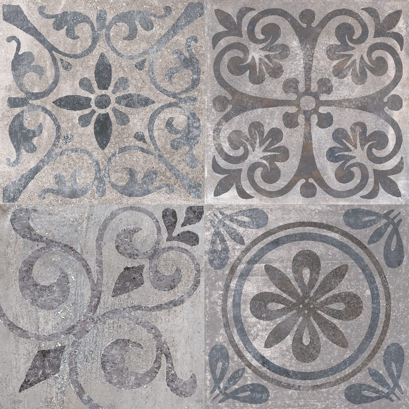 Porcelain stoneware wall/floor tiles with encaustic effect ANTIQUE