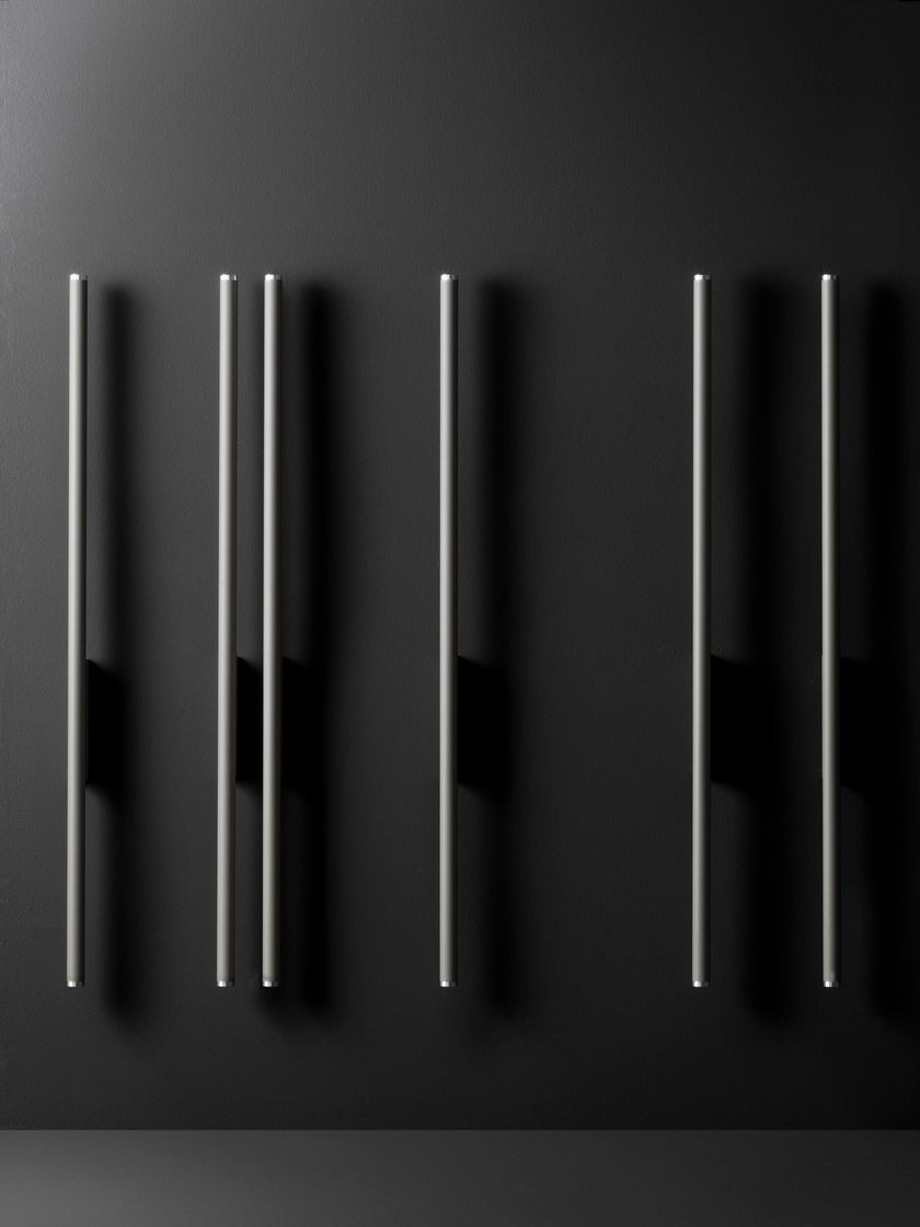 CARLO & TINA Wall-mounted electric aluminium decorative radiator By ...
