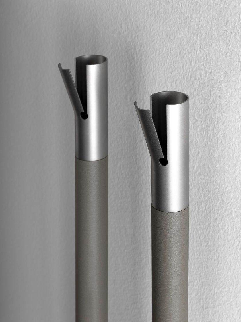 CARLO & TINA Wall-mounted electric aluminium decorative radiator By ...