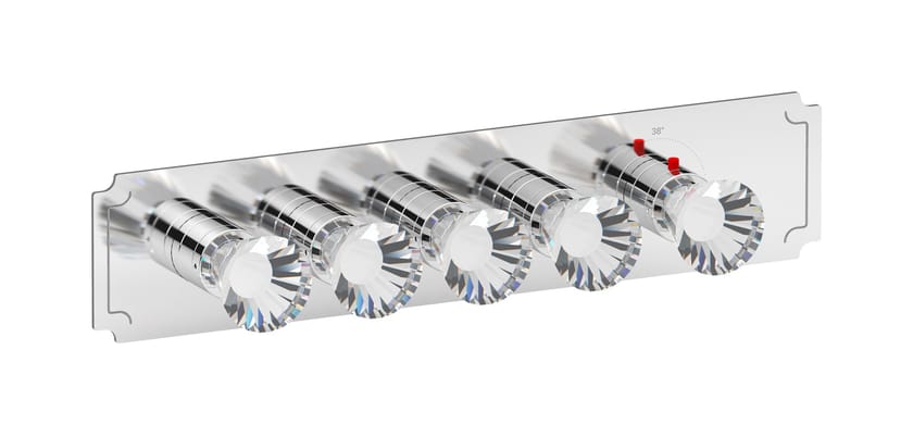 AQUA - 4 WAYS EUA425 by IB - Miscelatore per doccia a 5 fori termostatico - 2