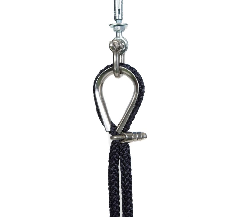 ARC EN CIEL Anti-bacterial Batyline® and nautical rope spa bed By Rever