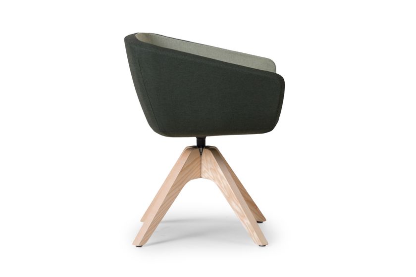 ARCA MINI Upholstered chair with armrests By True Design | design ...