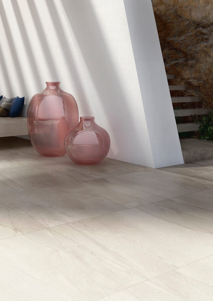 BASALTO BEIGE ACTIVE by ARIOSTEA - Pavimento/rivestimento in gres porcellanato per interni effetto pietra - 8