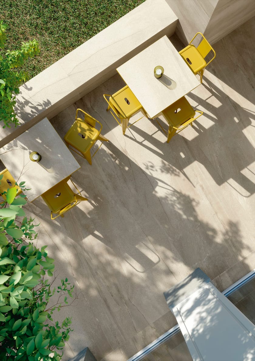 BASALTO BEIGE ACTIVE by ARIOSTEA - Pavimento/rivestimento in gres porcellanato per interni effetto pietra - 3