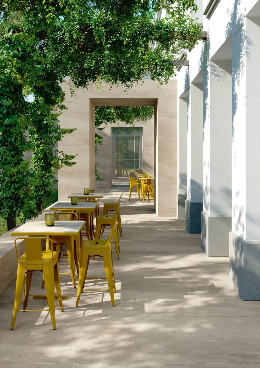 BASALTO BEIGE ACTIVE by ARIOSTEA - Pavimento/rivestimento in gres porcellanato per interni effetto pietra - 4