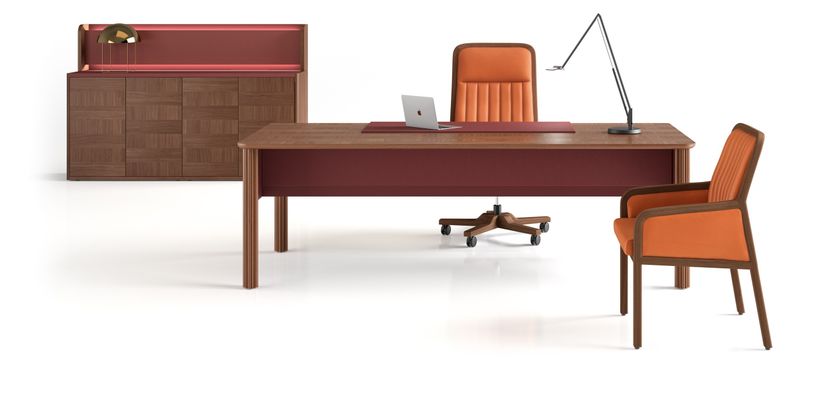 ARTDECO Low wood veneer office storage unit By Ofifran | design Vicent ...