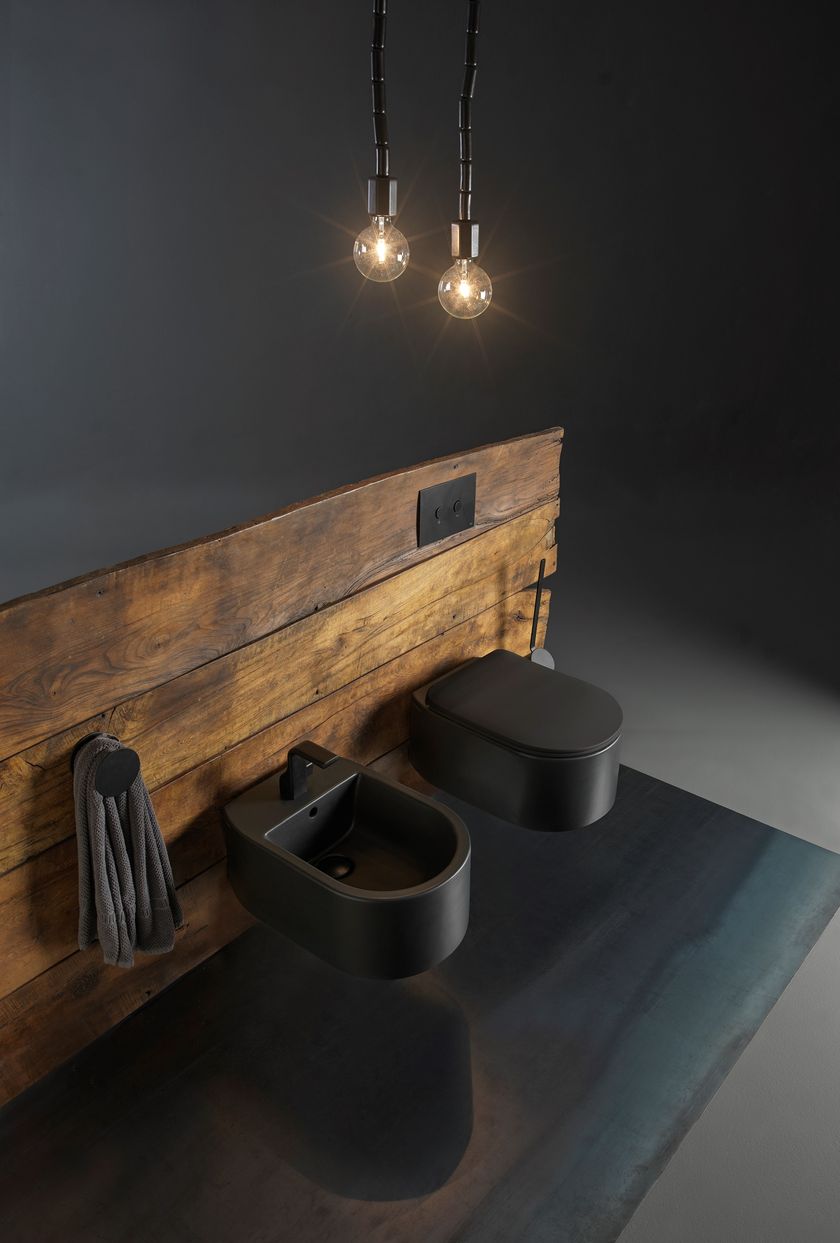 ASTRA | Wall-hung toilet By Ceramica Flaminia design Giulio Cappellini