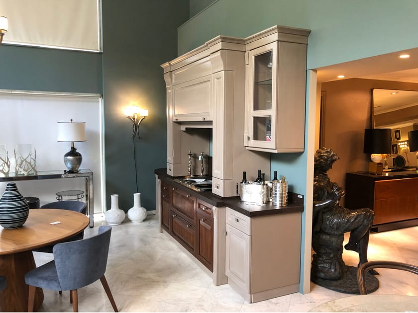 Custom walnut kitchen CONVIVIO Athens By Martini Interiors