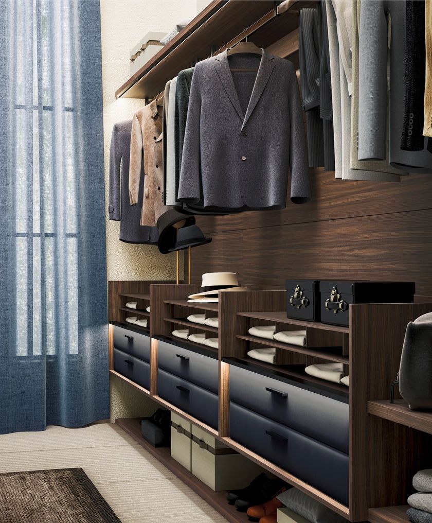 Walkin wardrobe AVENUE By FORMER design Pinuccio