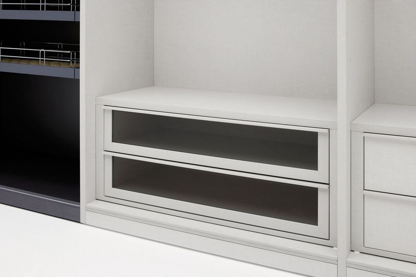 AVENUE Mirrored wardrobe SpazioLab Collection By Silenia