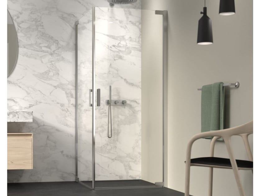 AVENUE Shower cabin with hinged door By Sealskin