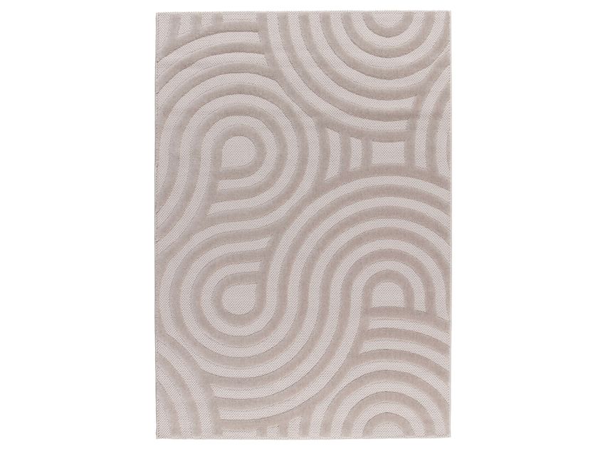 ONDE Rectangular rug with optical pattern By Ademi